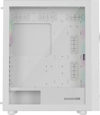 Računalniško ohišje Natec Genesis Diaxid 605 ARGB, Midi Tower, belo