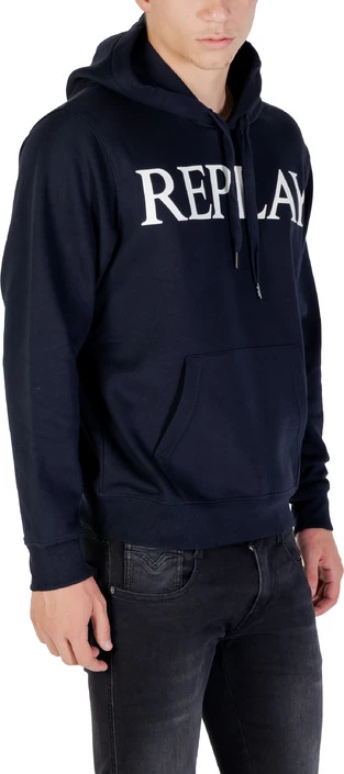 Duks moderen z blagovno znamko Replay, moški, moder