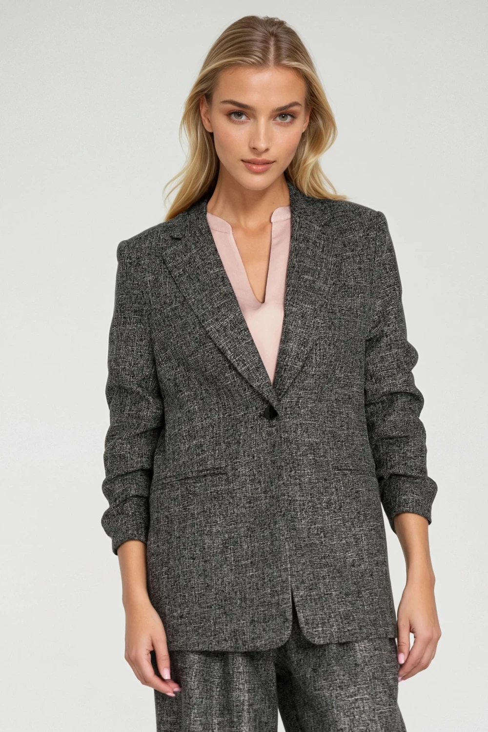 Ženski blazer Nife 217597, črn