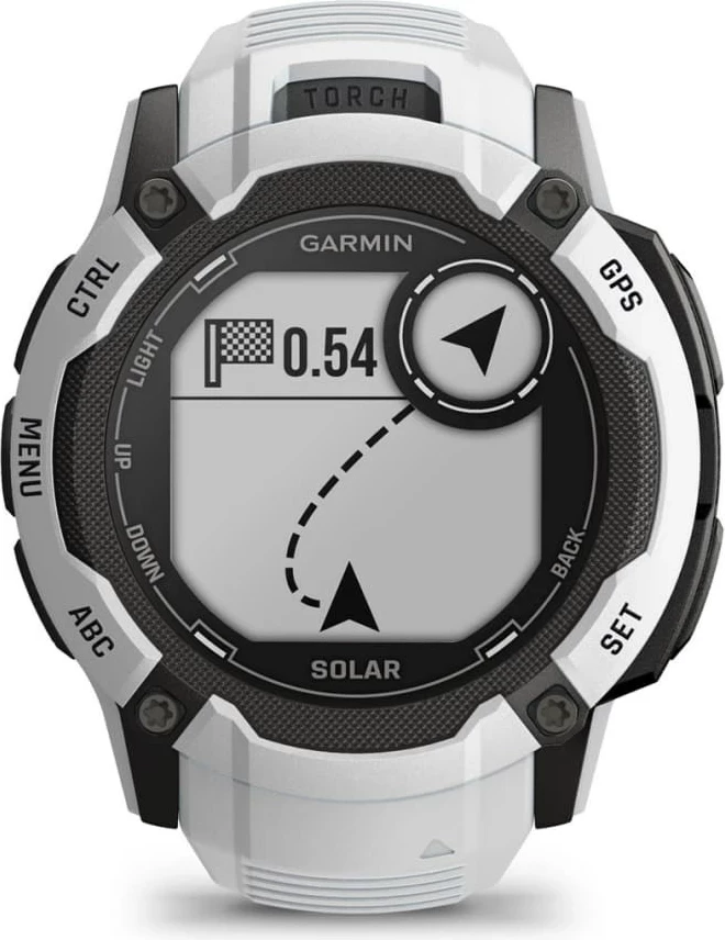 Pametna športna ura Instinct 2X Solar, Garmin, 50 mm, GPS, bela