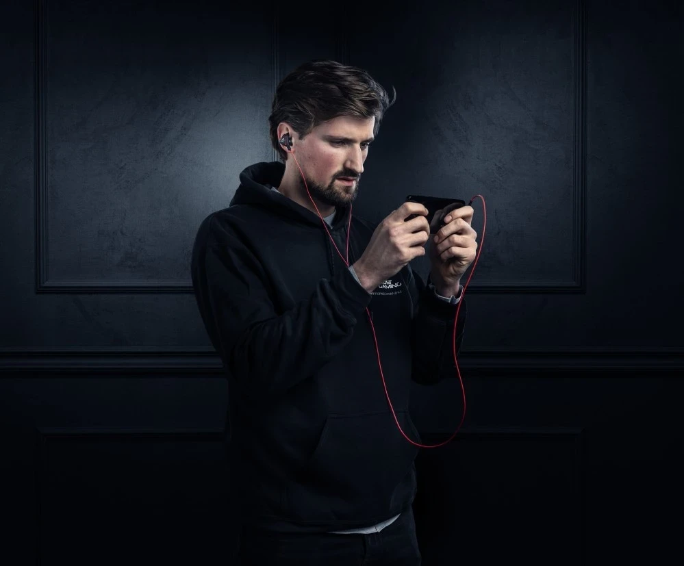 Slušalke za igre GXT 408 Cobra, Trust, črno-rdeče