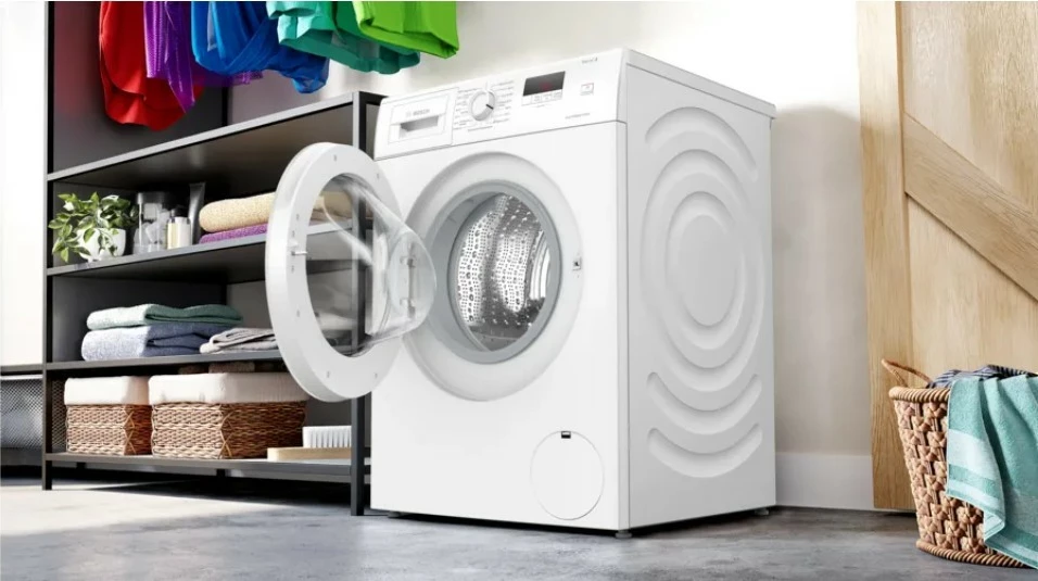 Pralni stroj Bosch WGE02201PL, 7 kg, bel