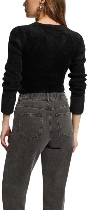 Pulover za ženske Morgan De Toi, črn