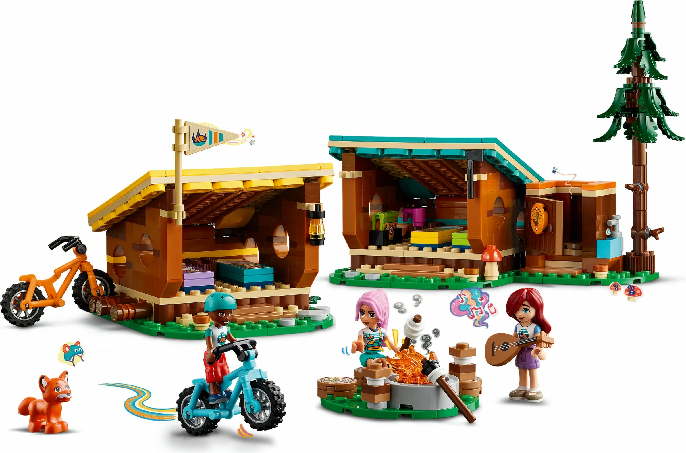 Kamp avantura, majhni šotori, figurice in kolesa — LEGO Friends 42624