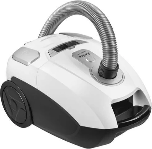 Sesalnik z vrečko, Amica Suracon VM7001, 700 W, 3 L, HEPA 13, bel/črn