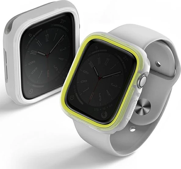 Ovitek za Apple Watch 40/41 mm Moduo UNIQ, zelen-bel, komplet z 2 okvirjema