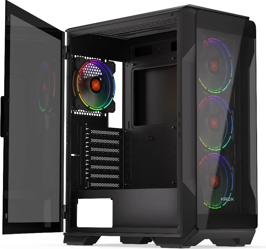 Ohišje KRUX HEKO (KRXD001), črno