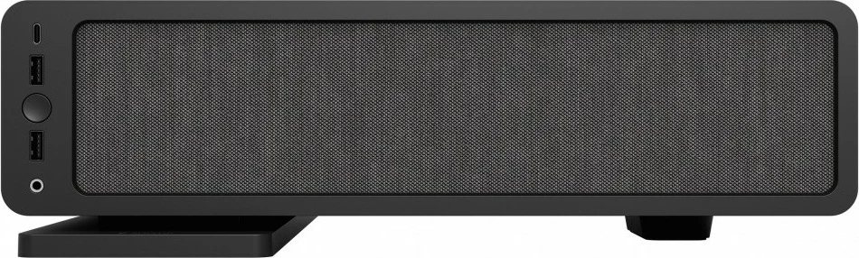 Kompaktna ohišje Fractal Design Ridge Black, Mini ITX, Tower Slim, 4x 2.5" pogon, črno