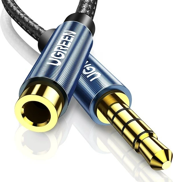 Podaljšek za AUX 3,5 mm, 2 m, modra — UGREEN 40675 Podaljšek za AUX 3,5 mm, 2 m, modra — UGREEN 40675