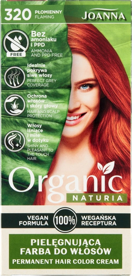 Barva za lase Joanna Naturia Organic 320 Flame za ženske