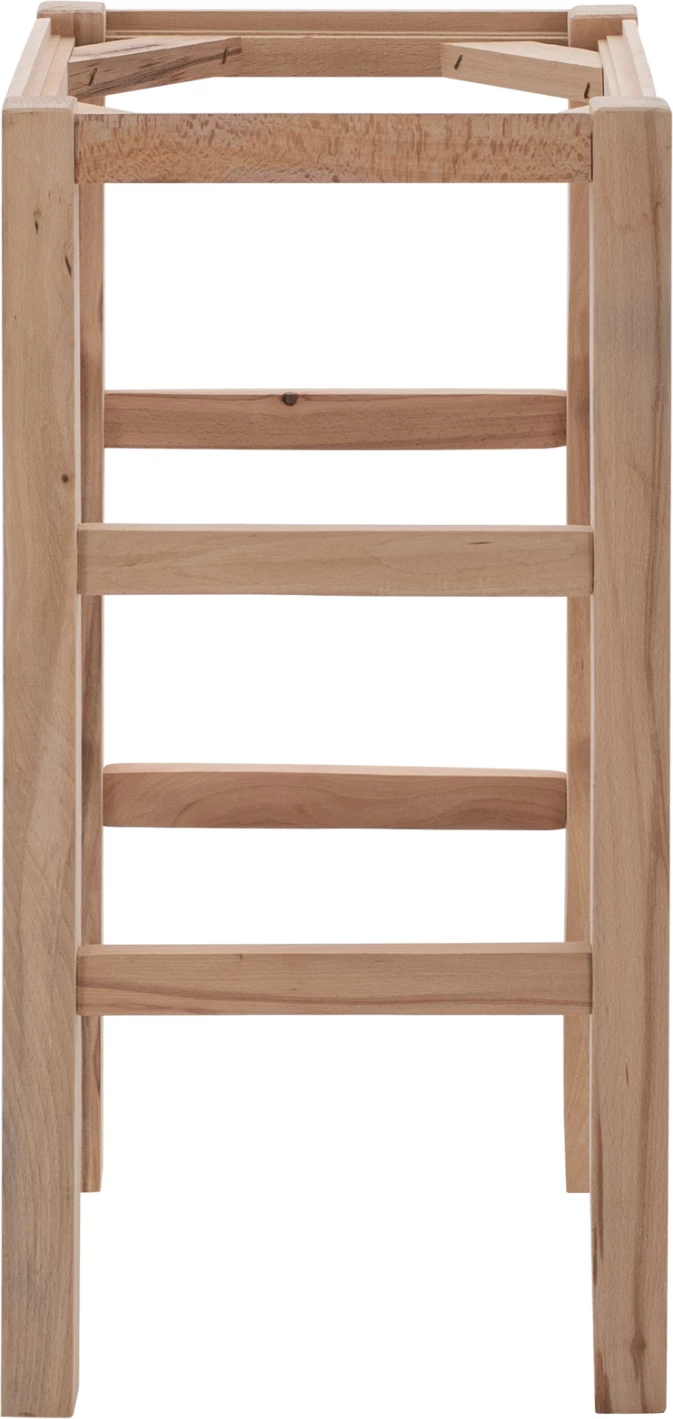 Leseni stol brez naslonjala iz bukovega lesa FH5583.02 35,5x35,5x78cm nebarvan