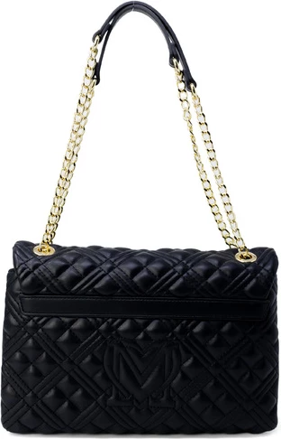 Torba Love Moschino, zlata, za ženske