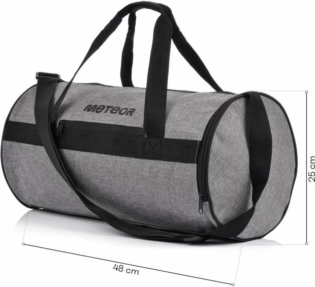 Fitnes torba Meteor, unisex, črna