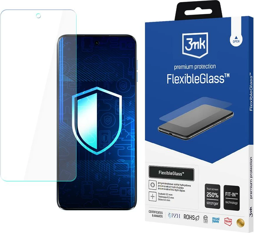 Zaščita zaslona FlexibleGlass za Motorola Moto G54, 3mk Protection