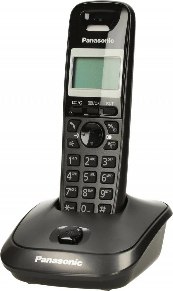 Brezžični telefon Panasonic KX-TG2511PDT, DECT, črn