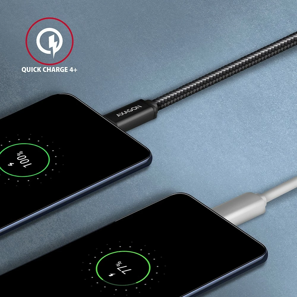 USB-C v USB-A kabel AXAGON BUCM3-AM15AB, 1,5 m, USB 3.2 Gen 1, 3A, črn