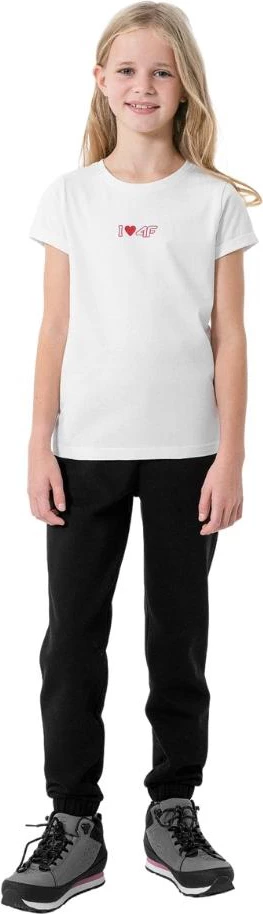 Športne hlače za punce, črne, 4F