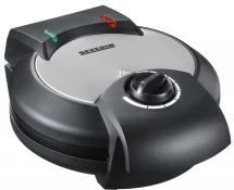 Aparat za vaflje Severin WA 2103, 4 vaflji, 1200 W, inox, črno/srebrn