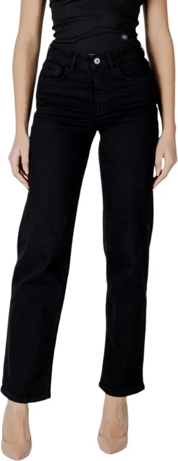 Ženske jeans hlače Ichi, črne