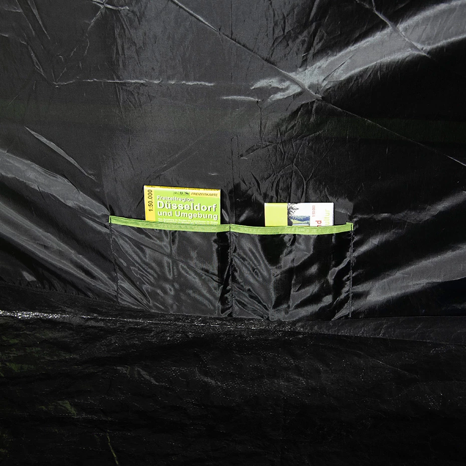 Šotor za kampiranje za turizem, sivo-zelene barve High Peak