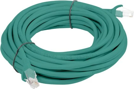 Patchcord U/UTP 5e, RJ45 - RJ45, 5 m, zeleno (Lanberg)
