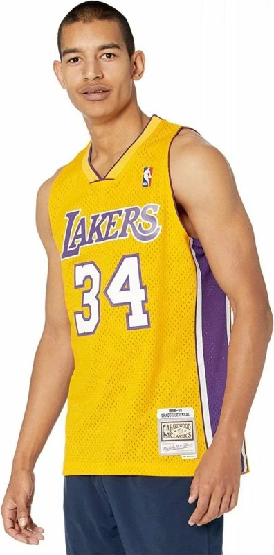 Sportna majica Mitchell & Ness Los Angeles Lakers, rumena