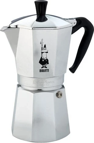 Moka grelnik Bialetti Moka Express, 0,775 L, aluminij črn