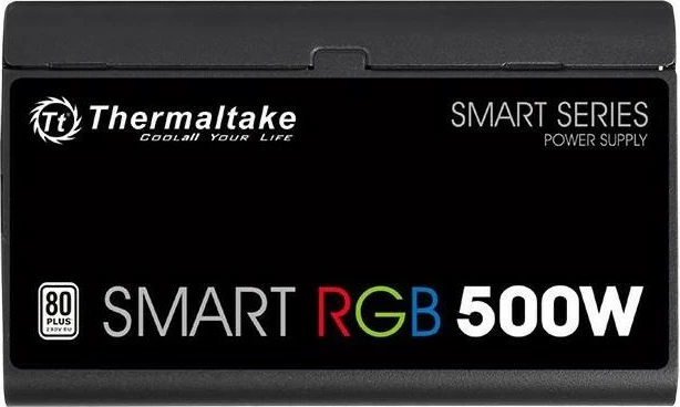 Napajalnik Smart RGB 500W Thermaltake, ne-modularen, z RGB osvetlitvijo