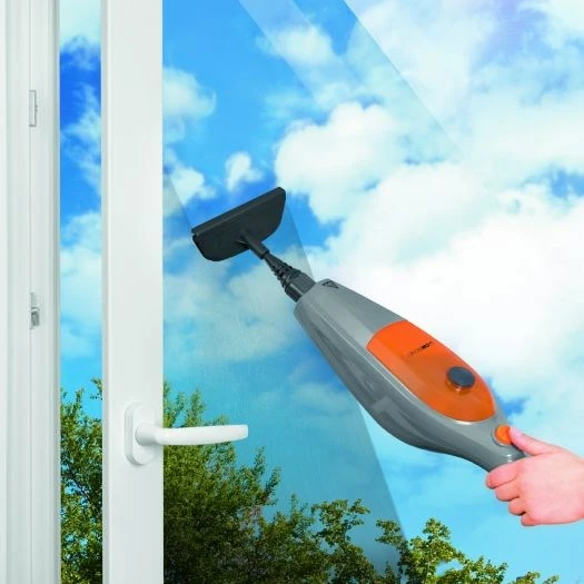 Parni mop, 0,3 L, 1500 W, oranžen/siv, Clatronic