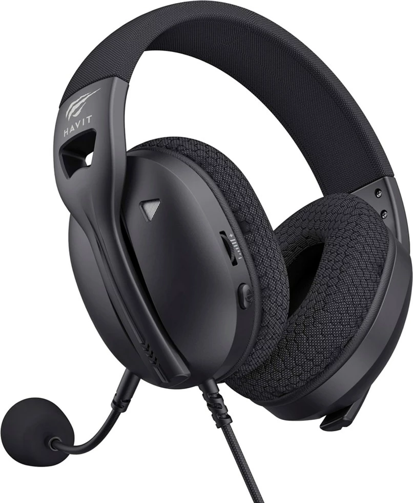 Gaming slušalke z mikrofonom, s kablom, črne HAVIT HV-H2212U