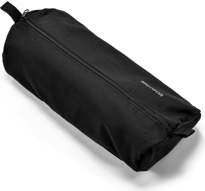 Zložljiv stol za turizem Meteor, črn