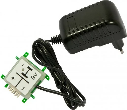 Adapter, ALLNET ALL-BRICK-0221, 9 V, 1 A, črn