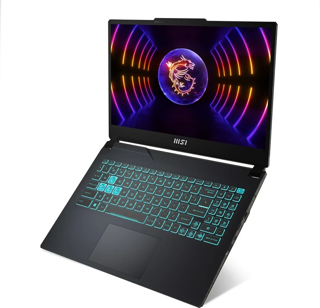 Prenosnik MSI Cyborg, 15,6", Intel Core i7, 16 GB RAM, 512 GB SSD, NVIDIA GeForce RTX 4050, črn