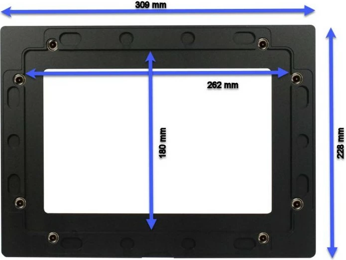 Blenda za tablico ALLNET Touch Display 10 Zoll, za vgradne okvirje, črna Blenda za tablico ALLNET Touch Display 10 Zoll, za vgradne okvirje, črna