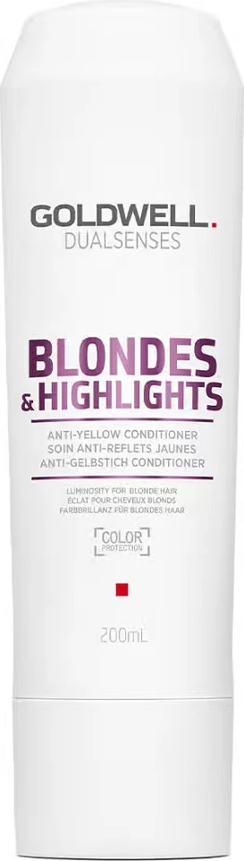 Balsam za lase za blondinke in poudarke Goldwell Dualsenses Blondes & Highlights Anti-Yellow za ženske, 200 ml
