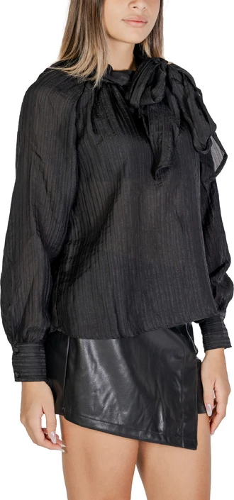 Elegantna bluza Jacqueline De Yong, ženska, črna