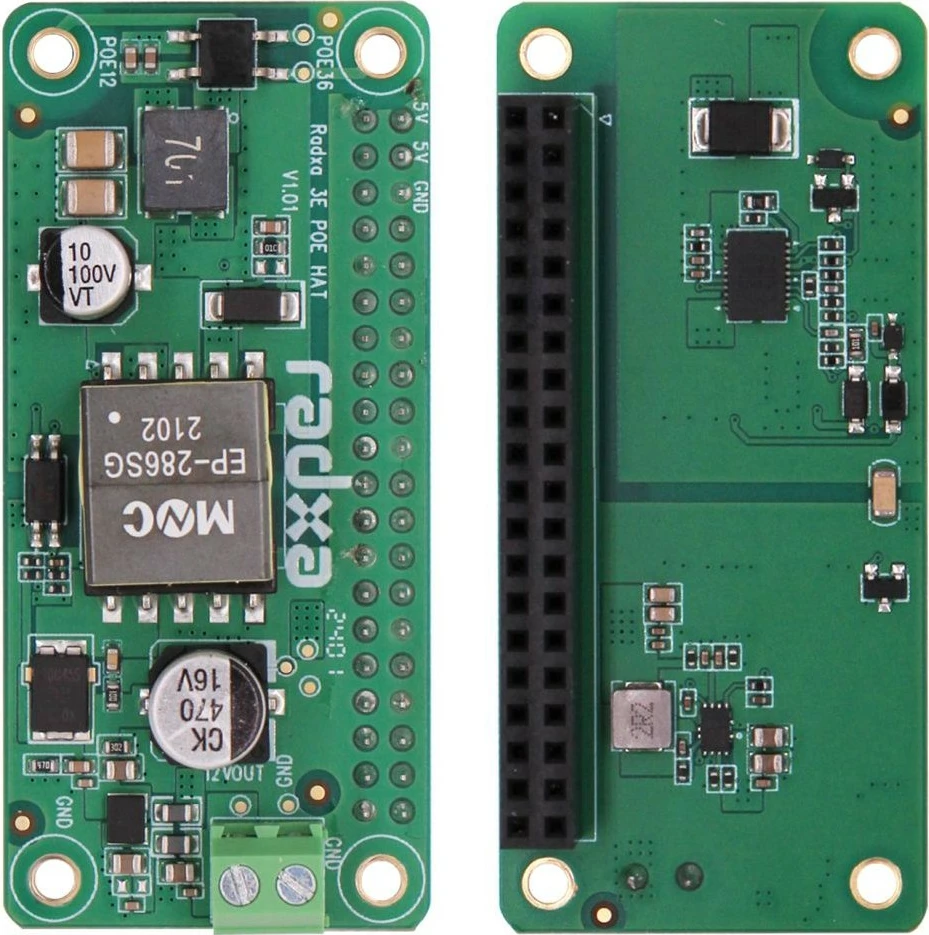 PoE HAT za RADXA Zero 3E ALLNET PoE HAT za RADXA Zero 3E ALLNET