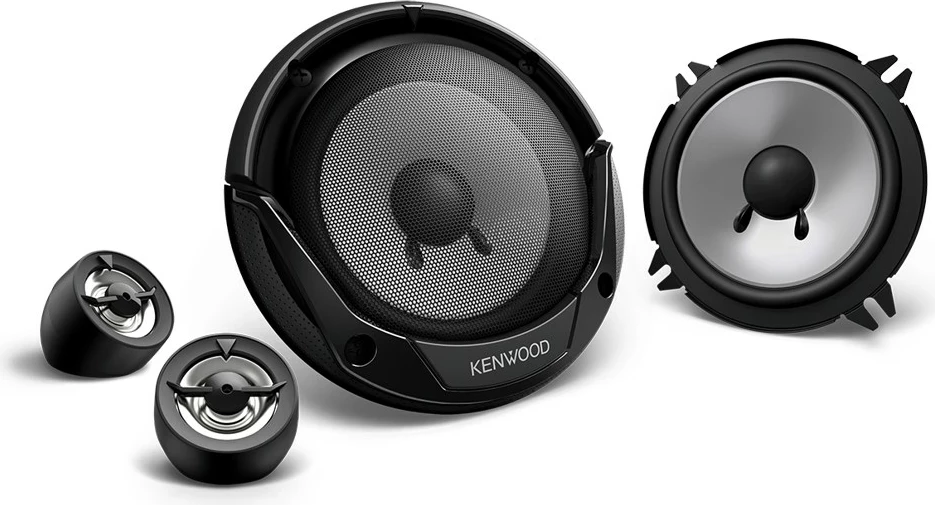 Avtomobilski zvočnik, Kenwood KFC-E130P, 2-sistemski, 250 W, 13 cm, črn