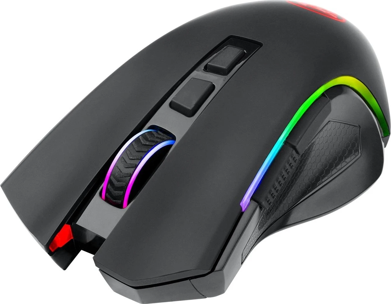 Igralni miš, Redragon M602-KS Griffin, RGB, brezžična/žična, črna