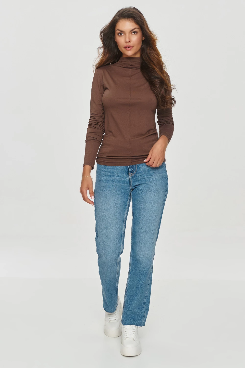 Bluza Makadamia 200138, rjava