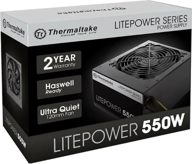 Napajalnik Thermaltake Litepower II 550W, črn
