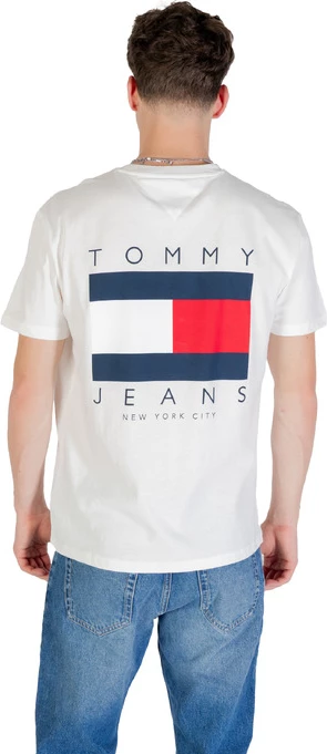 Majica za moške, bela Tommy Hilfiger Jeans