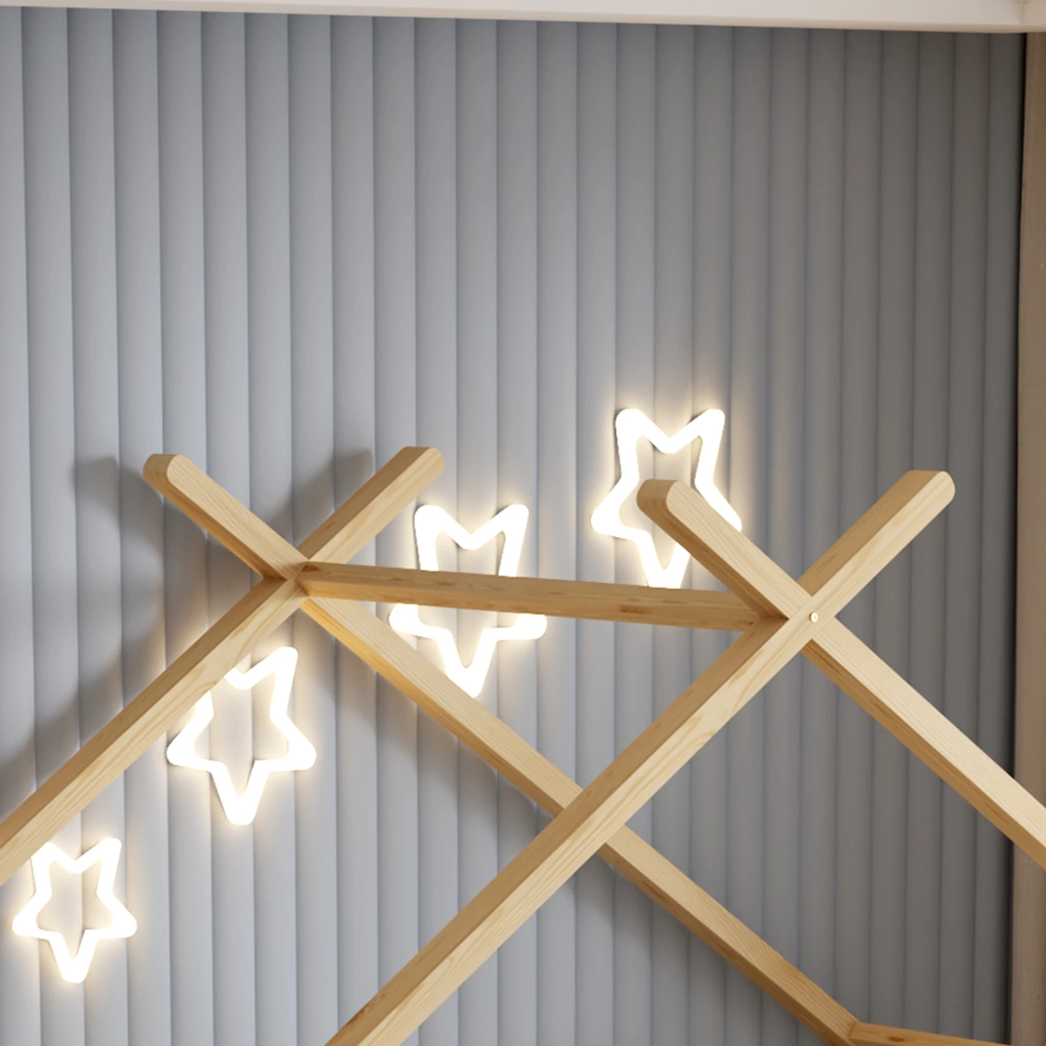 Postelja za otroke KLARICE FH680.01 t.MONTESSORI-2 predala- masivni bor v naravni barvi- 190x90cm