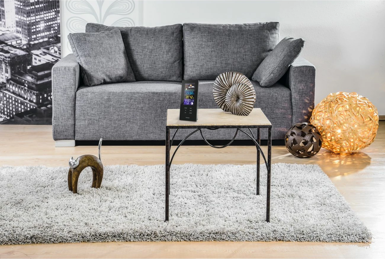 Vremenska postaja z barvnim zaslonom Hama Color Edge, črna