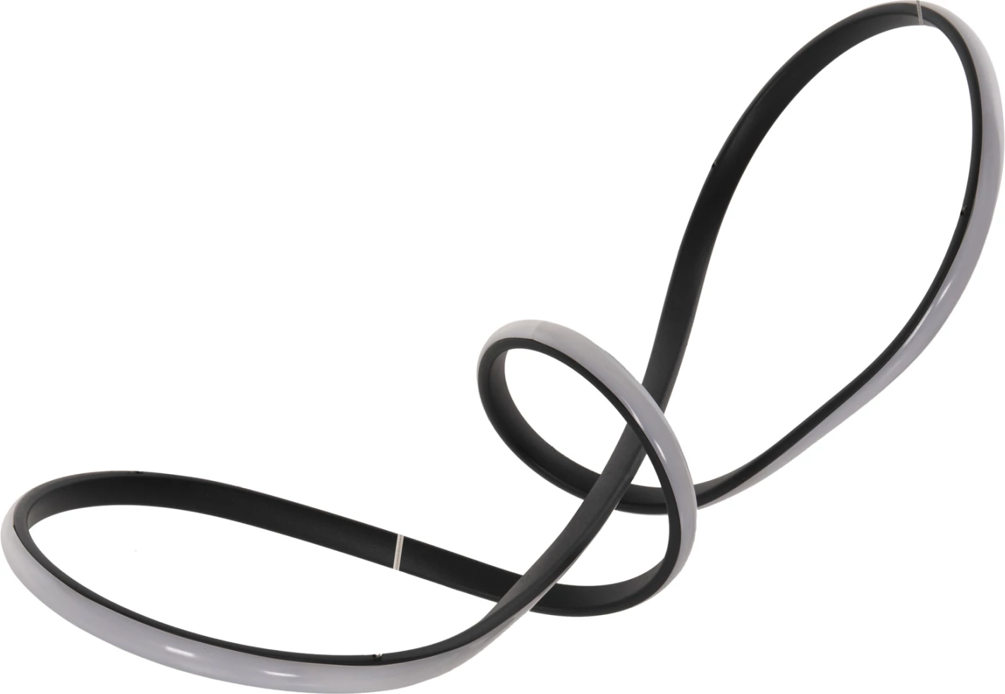 Stropna viseča svetilka FH7522.03 črna - LED 52x28x66Hcm