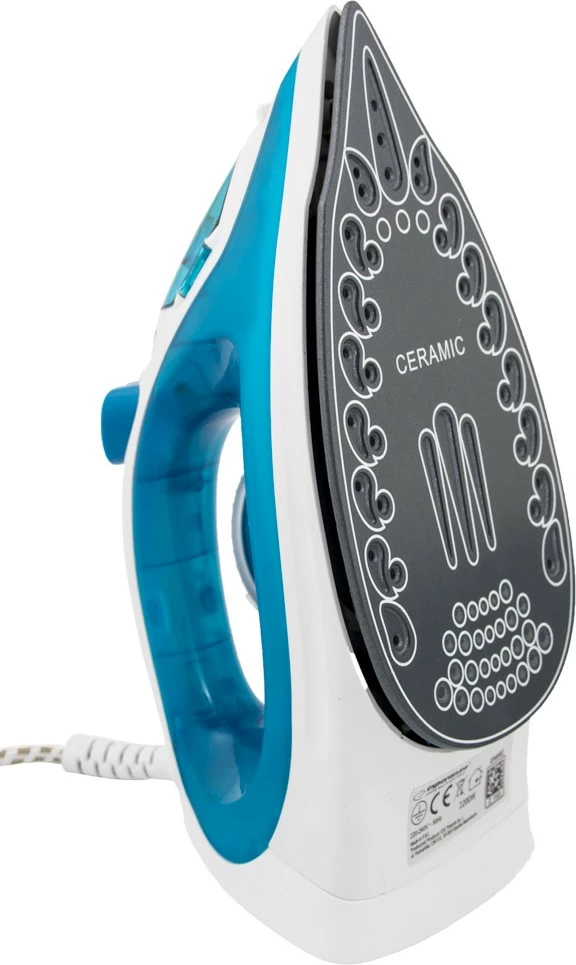 Parni likalnik Esperanza SLIDER EHI002, 2200 W, keramična plošča, modro/bel