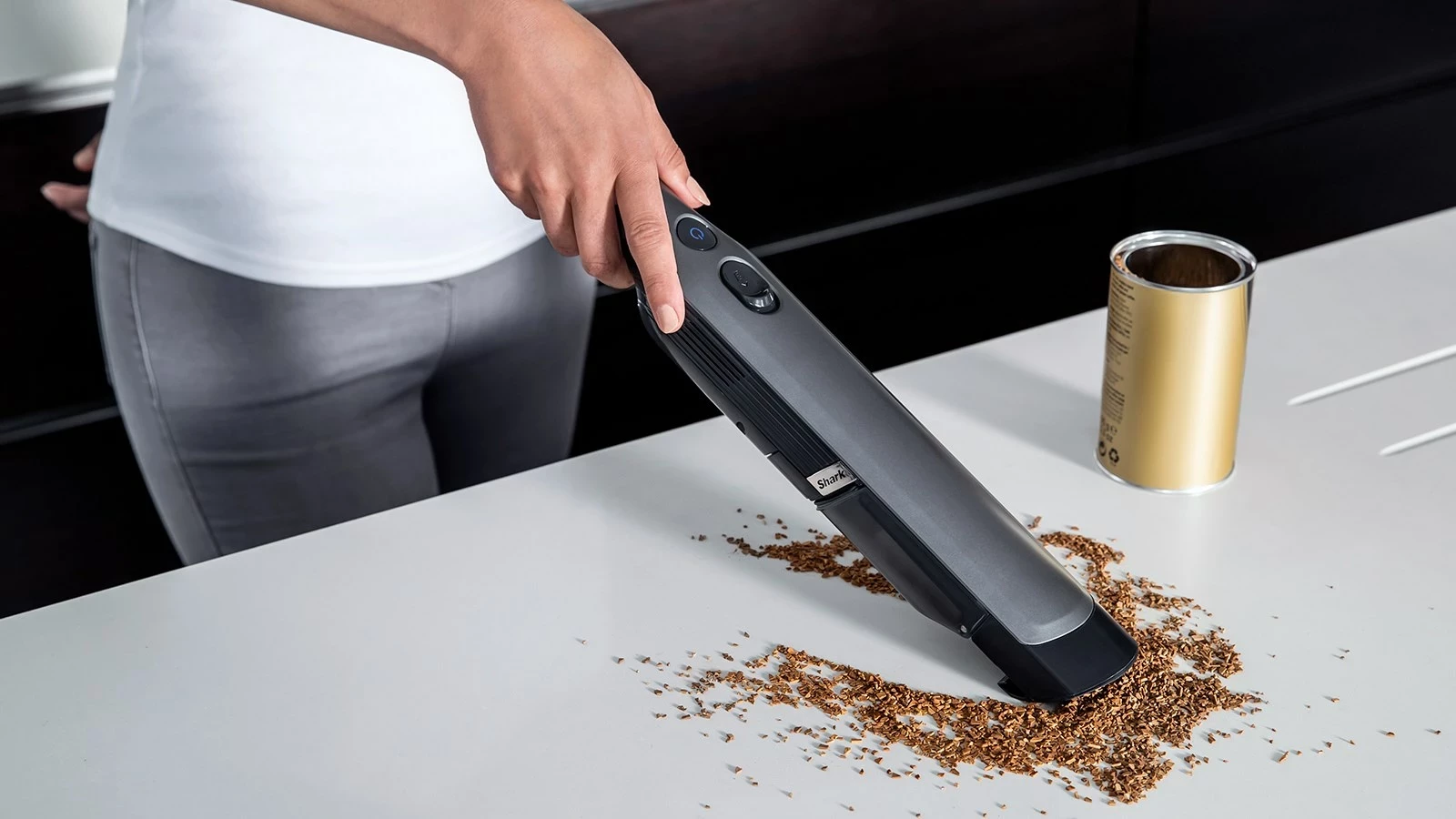 Ročni sesalnik Shark WV200, srebrn