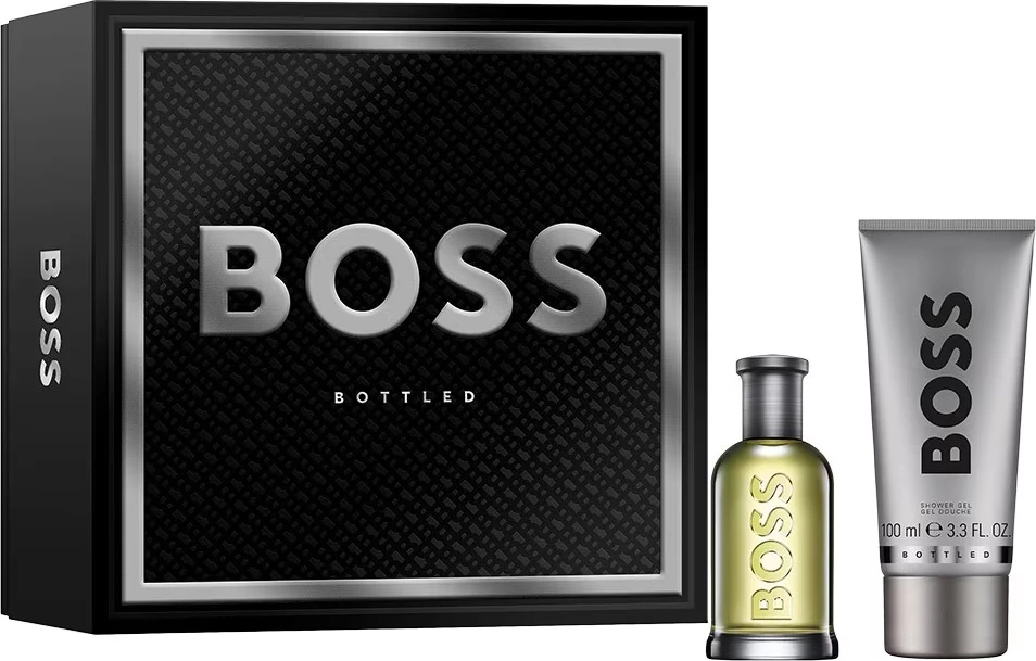 Set Eau de Toilette in gel za prhanje Hugo Boss Bottled za moške 50ml+100ml