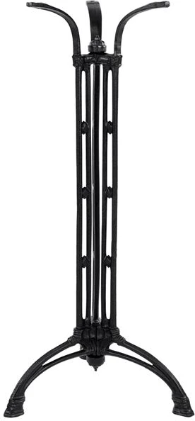 Osnovna palica iz litega železa FH446 3 noge v črni barvi 50x50x105