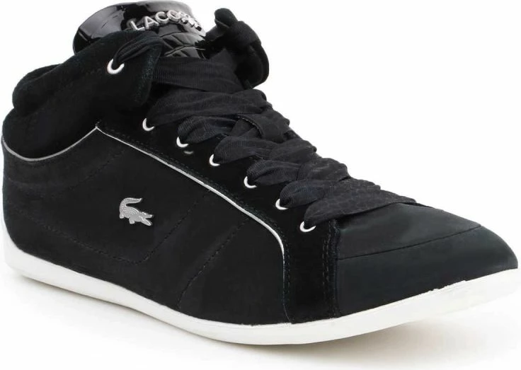 Lifestyle čevlji Lacoste za ženske, črni
